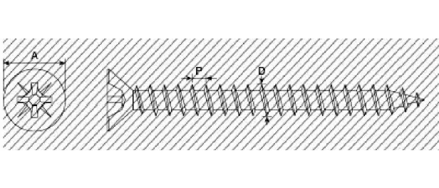 A1Q. VITI TRUCIOLARI TSP INOX A2 - 05057