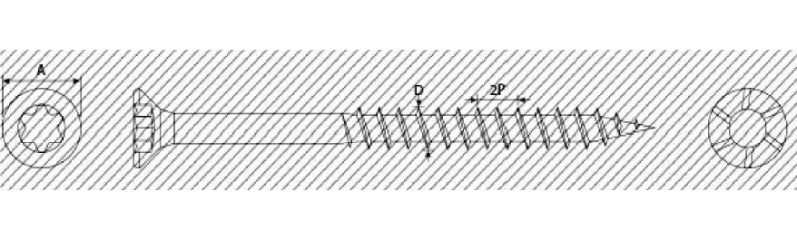 A1Q. VITI TRUCIOLARI TSP-TX - 07052