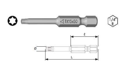 A4. INSERTI TORX 15/20