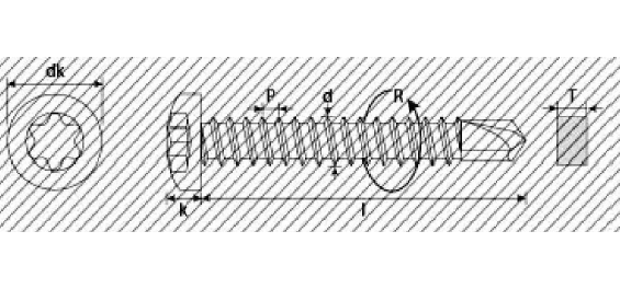 A1P. VITI AUTOFORANTI TC TX - 81186