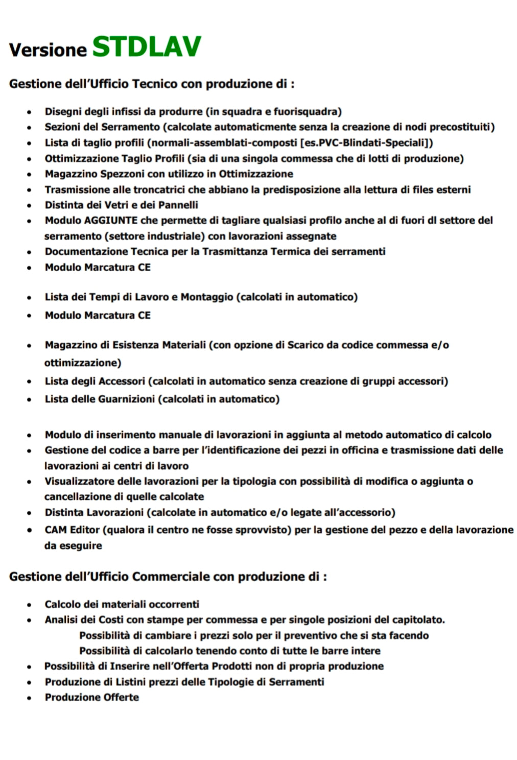 A3. VERSIONE STDLAV - SOFTWARE