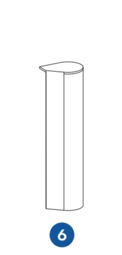 FF44. Copricerniera oro