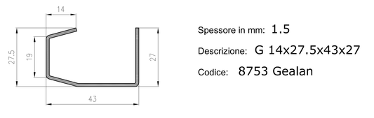 Rinforzi per profili GEALAN