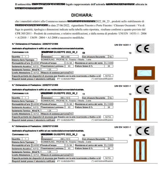 A3. SOFTWARE - CERTIFICAZIONI (e TRASMITTANZA TERMICA)