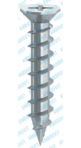 A1B. VITI AUTOFILETTANTI PVC TSP PH DI RIPARAZIONE 4.8x25 (CF. 1000) - 01020 (AMBROVIT)