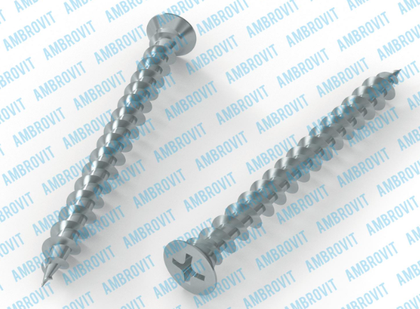 A1B. VITI AUTOFILETTANTI PVC TSP PH TUTTO FILETTO - 01010 (AMBROVIT)
